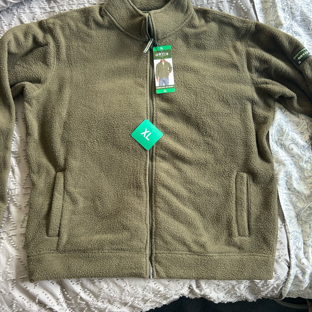 Orvis Forest Green Fleece Jacket
